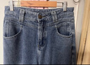真维斯（Jeanswest）高腰阔腿牛仔裤女春夏季新款直筒宽松垂感软牛仔拖地裤子 复古蓝【九分】星空纹 M 【27-28】码 实拍图