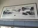 喜巢山水风景画自粘墙贴画客厅沙发背景墙壁画水墨画书房卧室自粘贴画 流水生财A款 A型 长140cm x 宽60cm 实拍图