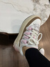 FILA 斐乐官方女鞋CARROT摩登板鞋萝卜鞋休闲厚底鞋子女 白中白/烤椰丝棕-BT 37.5 实拍图