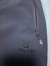 探拓（TECTOP）冲锋裤男加绒保暖防风软壳裤登山徒步裤 男款深灰 M 实拍图