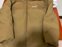 太平鸟男装羽绒服灯芯绒拼接男短款冬季情侣面包服 饼干棕1 L  实拍图