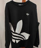 adidas经典时尚宽松抓绒圆领卫衣套头衫男女秋季阿迪达斯三叶草 白色 XS 实拍图