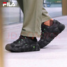 斐乐（FILA）可颂面包鞋运动鞋男士休闲鞋舒适厚底老爹鞋复古 黑-IB 42.5 实拍图
