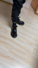 森马男鞋春季新款英伦商务正装皮鞋男软底结婚新郎伴郎鞋厚底德比鞋男 黑色 42 (260mm) 实拍图