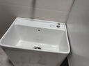 京浴 加高脚拖把池一体盆家用陶瓷洗拖布池墩布池小号阳台拖把池 加高单盆：49x35x50cm 实拍图