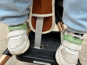基诺浦宝宝学步鞋 18个月-5岁春秋款儿童鞋子 软底男女机能鞋GY1539 白色/绿色/灰色/银色 22.5 140mm 适合脚长136-145mm 实拍图