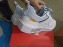 特步男鞋板鞋男透气冬季学生韩版潮休闲鞋男士小白鞋子男生运动鞋男款 新白色/夕雾蓝-5003 42 实拍图