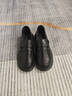 ZHR单鞋女英伦风皮鞋女软平底百搭经典乐福鞋女套脚女鞋 BK10F 黑35 实拍图