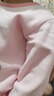红豆儿童纯棉内衣套装男女童秋衣秋裤秋冬保暖低领棉毛衫M1228浅粉110 实拍图