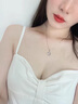 法蔻（farcoko）轻奢四叶草项链女款高级感吊坠时尚饰品三八节生日礼物送女友老婆 轻奢银-四叶草项链(白金色) -【精美礼盒】 实拍图