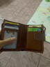 班亚奴（banyanu）2025新款女士钱包短款真皮精致高档零钱包女式时尚钱夹折叠皮夹薄 棕色-二.折款（防盗刷） 实拍图