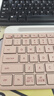 罗技（Logitech）K580无线蓝牙键盘带手机支架可跨屏切换静音按键无限薄膜键盘笔记本电脑手机ipad平板键鼠套装 K580键盘玫瑰粉 实拍图