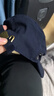 莫代尔帽子男士户外遮阳平顶帽四季防晒棒球帽中青老年休闲太阳帽鸭舌帽 HEY平顶帽藏青色 实拍图