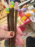 玉米（CORN）儿童筷子6一12岁木质幼儿园4小孩专用短筷6家用防滑二段可爱3 实拍图