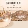张小泉汤婆子铜质暖手宝热水袋送礼品送长辈带布套 龙凤呈祥款(直径180mm) 实拍图