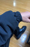 7家优品中性美拉德咖啡色竖条纹棉服男日系复古cleanfit百搭情侣棉衣外套 QYRJ-Y20黑色 XL 实拍图