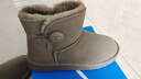 回力女鞋雪地靴女冬季新款加绒保暖棉鞋短靴 0835 卡其色｜中筒款 38 实拍图