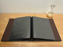 银尘皮面6寸相册本家庭纪念册影集160张240张插页式商务办公相册本袋式相簿本 黑色6寸160张【过塑6寸不能放】 皮质6寸 实拍图