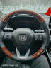 适用于23本田CRV十一代思域享域型格手缝ZRV致在方向盘套把套 桃木三段式 实拍图