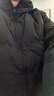 Gap男装徽章logo抽绳立领连帽羽绒服纯色外套677652 黑色 XL (180/100A) 亚洲尺码 实拍图