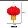 新新精艺大红灯笼2个100#元旦新年装饰乔迁宫灯商场店铺大门阳台户外挂饰 实拍图