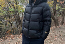 高梵【雷总同款】黑金鹅绒服机能4.0五格2024年反季短款男士羽绒服 高定骑士黑 M 实拍图