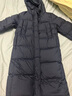 森马（Semir）90%鸭绒羽绒服女长款宽松显瘦冬季轻暖连帽外套防水109724113001 实拍图