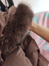 雪中飞中年妈妈羽绒服女中长款冬季洋气加厚中老年人冬装大码外套 咖啡色 3XL/180【建议125-135斤】 实拍图