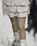 妙奕嘉 蛋糕裙短裙春季蓬蓬裙杏白色裙子芭蕾裙半身裙百褶裙短裤花苞裙 法系芭蕾风蛋糕蓬蓬裙【杏色】 均码 实拍图