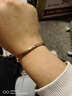 丹尼尔惠灵顿（DanielWellington）dw手镯女时尚玫瑰金情侣对镯首饰生日礼物送男友DW00400001 实拍图