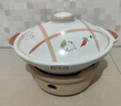 JAHE陶瓷酒精炉锅仔底座中式小火锅干锅酒店炖菜干烧砂锅家用干锅套装 三足酒精炉+浅煲 9寸 实拍图