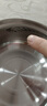 不锈钢奶锅不粘锅小奶锅无涂层热牛奶煮泡面宝宝辅食锅小汤锅 单柄加厚带盖 16cm 实拍图