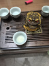 月仙琪 茶宠摆件变色茶宠香薰可养茶具配件茶台蟾蜍金蟾茶道蟾蜍招财摆件倒流香炉功夫茶盘茶桌摆件 大号流香香薰金蟾 实拍图