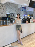 达芙妮（DAPHNE）老爹鞋女款2025爆款春季透气鞋子女厚底增高女鞋榴莲底轮胎跑步鞋 米紫色【5.5CM榴莲底】 37 实拍图