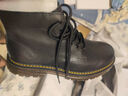 百丽黑曜石勇士厚底休闲加绒靴子户外工装马丁靴A1764DD4 黑单里 44 实拍图