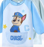 汪汪队立大功（PAW PATROL）儿童罩衣防水画画衣围裙吃饭围兜长袖幼儿园反穿衣1161蓝色S 实拍图