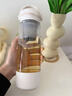PBKC水杯男士磁弹泡茶杯茶水分离Tritan大容量便携磁吸夏季耐高温杯子 【进口Tritan】白色800ml 实拍图