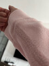 京东京造轻薄暖摇粒绒抗静电秋季加绒女士睡衣女家居服情侣睡衣淡粉色XL 实拍图