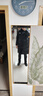 阿迪达斯 （adidas）羽绒服男冬季保暖外套加厚鸭绒长款羽绒服 黑/白01TKD XL  实拍图