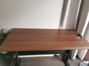 耐赛尔升降电脑桌台式电竞桌手动升降家用学习书桌站立式办公工作 【手工斜切】18mm厚木纹120cm 实拍图