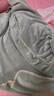 南极人（Nanjiren）牛奶绒被套200x230cm单件冬季加绒加厚1.5被罩珊瑚绒法兰绒被子套 贝壳边-高级灰【双面加绒】 150x200cm-单被套 实拍图