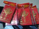 新年红包蛇年春节压岁包开工利是压岁包千元封大吉大利高档通用袋 福 60个（小号）百元折叠放 实拍图