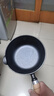 小幸福鑄鐵（KITCHEN LITTLE HAPPINESS KITCHEN）无涂层铸铁奶锅宝宝辅食补铁汤锅不粘婴幼儿小锅热牛奶煮面炖炸锅 18cm木柄奶锅+玻璃盖+蒸笼 18cm 实拍图