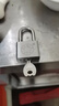 【全不锈钢包检验】304不锈钢C级挂锁通开不通开户外防水防锈防撬长梁锁机械锁头大门锁大号小号二级管理 40mm短梁通开配1把钥匙 实拍图