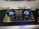 华蒂创亿【免费上门安装】家用燃气灶天然气煤气灶双灶液化气5.2KW猛火灶嵌入式台式不锈钢灶具一级能效4.8 【液化气】【不锈钢】定时鸳鸯猛火5.2KW 圆架 实拍图