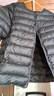 啄木鸟品牌女装轻薄羽绒棉服大码内胆加厚保暖2025年冬季新款棉衣袄外套 黑色 L 90-100斤 实拍图