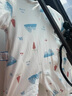 童泰新生婴儿衣服连体衣夹棉秋冬季0-6月初生宝宝纯棉加厚哈衣爬服 蓝色云朵 52cm (建议0-2个月身高50-55cm) 实拍图