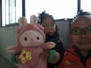 蓓斯曼兔子毛绒玩具小白兔公仔玩偶小兔子布娃娃睡觉抱枕生日礼物送女生 粉色小猪变身兔子 50厘米 实拍图