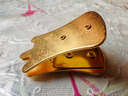 曼尔乐器专业二胡弱音器 二胡消声消音降音器弱音夹子琴码夹二胡减音配件 金色款 实拍图