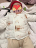 童泰（TONGTAI）婴儿马甲秋冬季纯棉宝宝夹棉衣服男童女童家居服加厚坎肩背心 棕色 73 cm 实拍图